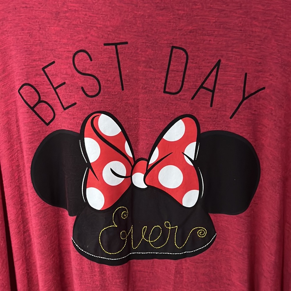 Disney Best Day Ever Minnie Mouse Earhat T-shirt